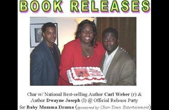 Book Release for National Best-Selling Author—Carl Weber